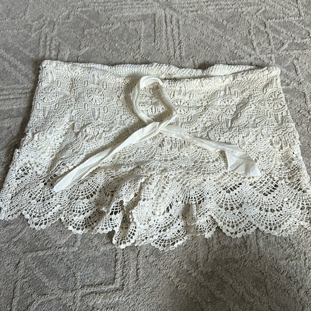 Crochet shorts